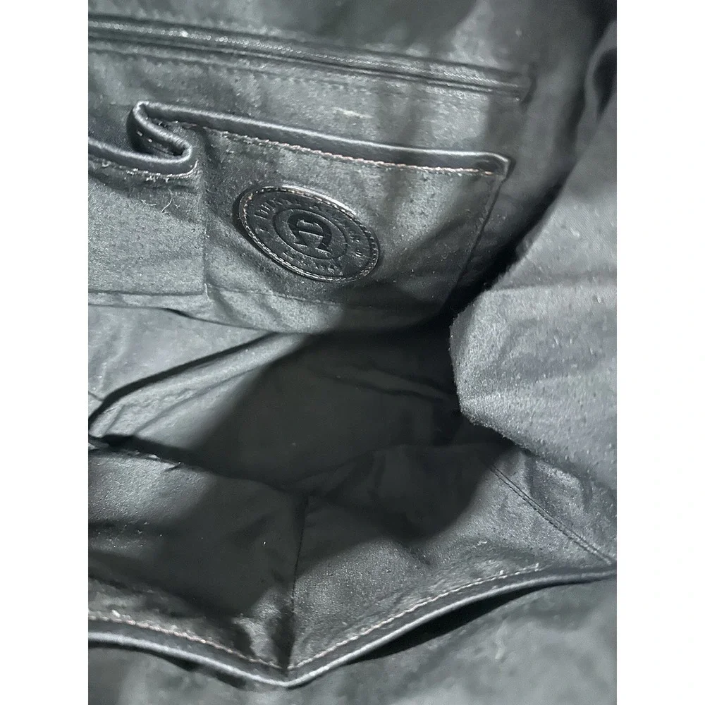 Entienne‎ Aigner Hobo Leather Black Bag- Rare Design